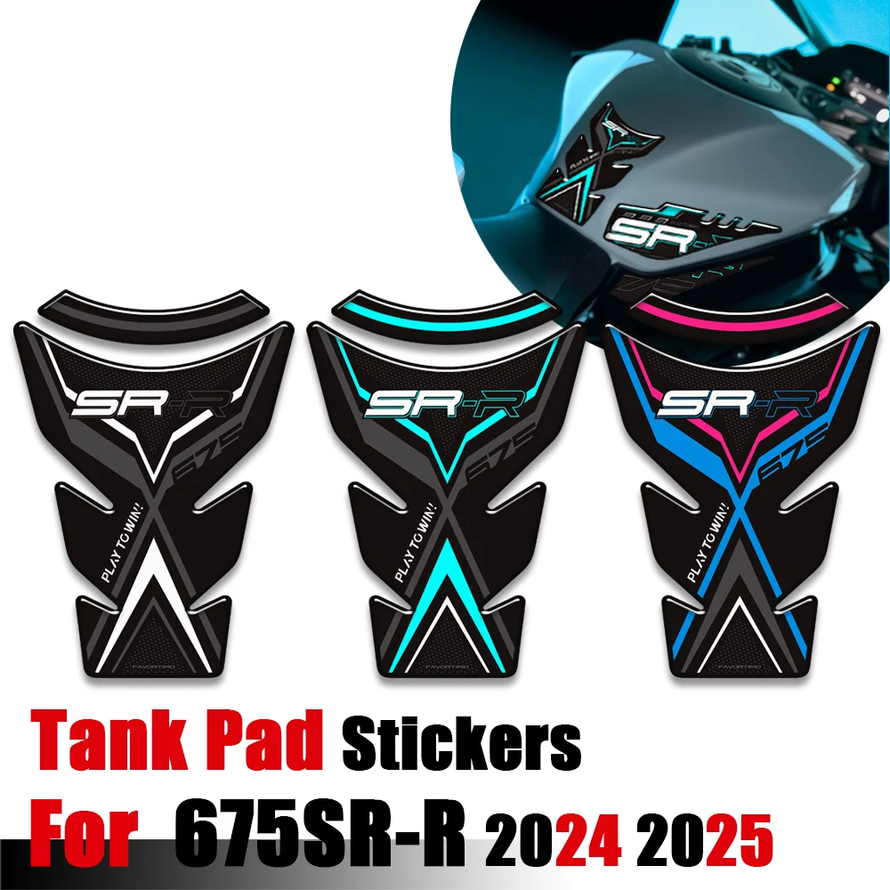 

FIT FOR CFMOTO 675SR-R 675 SR 2024-2025 Motorcycle Accessories Sticker Decal Kit Fuel Tank Pad Protector Anti slip