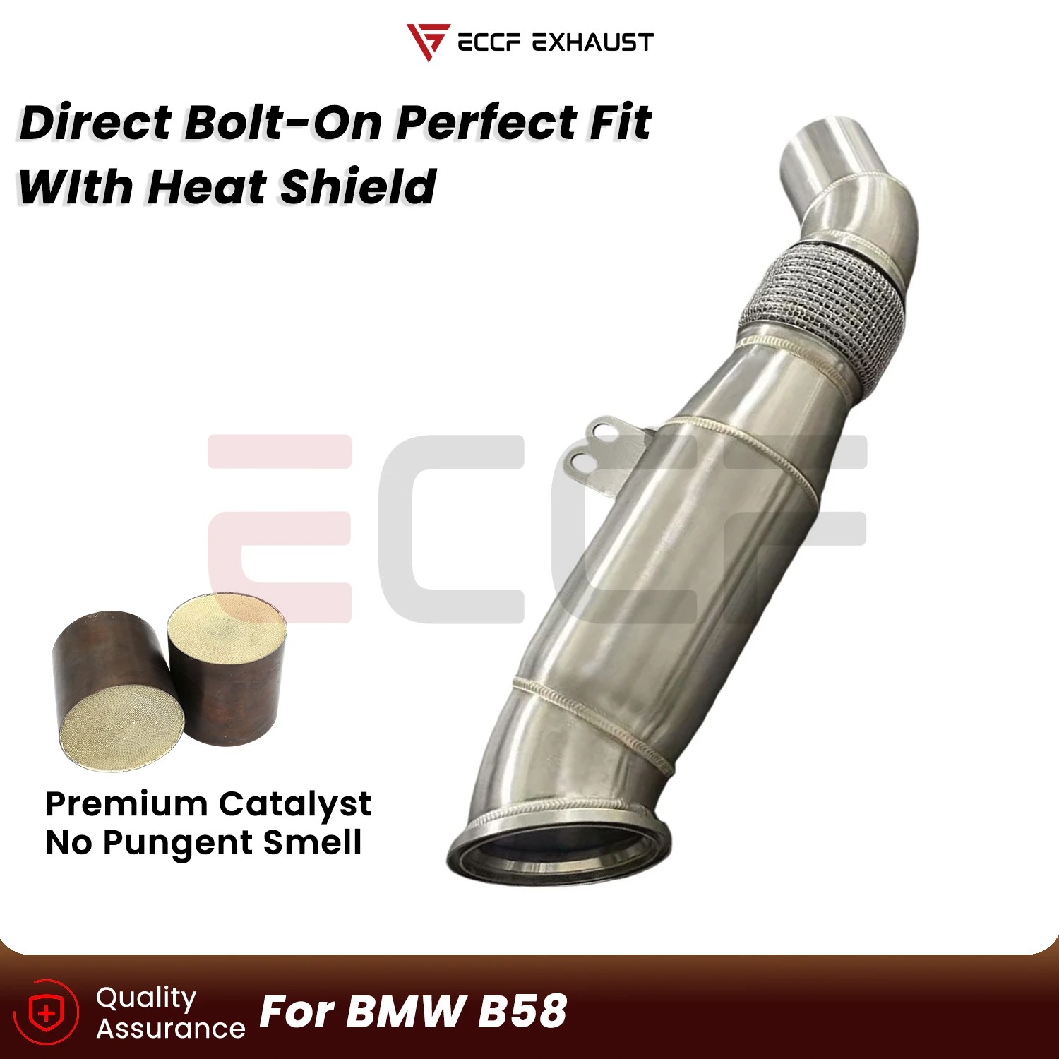 

Sporty Downpipe For BMW B58 Aggressive Exhaust Sound Plug and Play Performance Upgrade