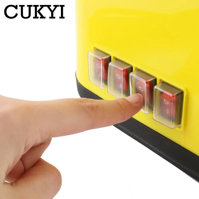 CUKYI-máquina automática para hacer rollos, herramienta de cocina antiadherente, hervidor de huevos eléctrico, tortilla, desayuno, calor por separado, 220V