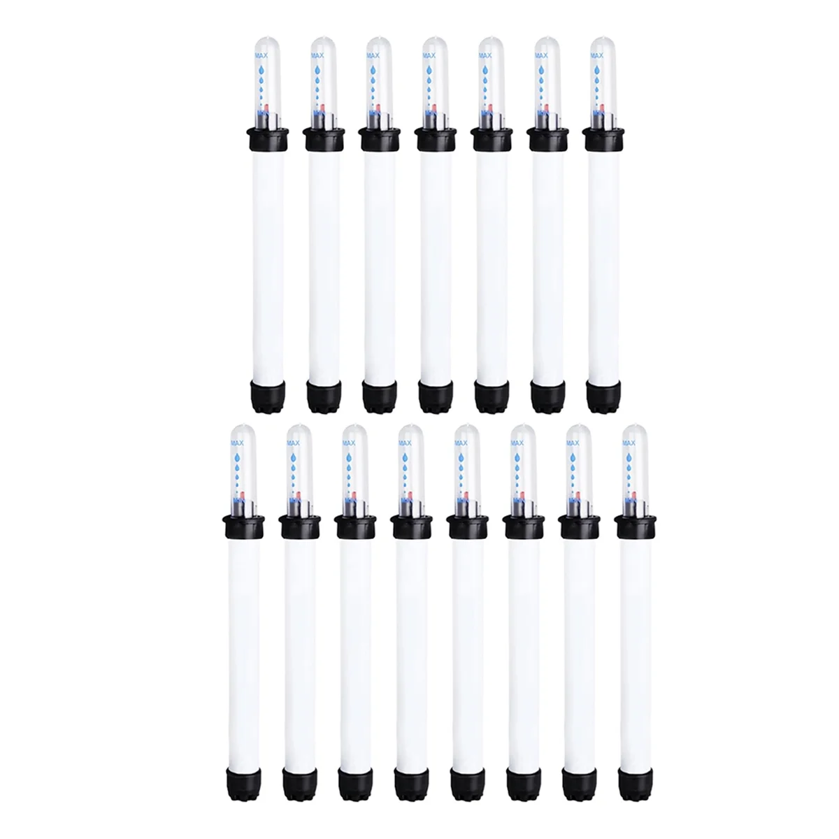 BOFF-Medidor de humedad para plantas, indicador de riego, 15 Uds. Medidor de humedad para plantas, plantas indicadoras de nivel de agua, medidor de humedad del suelo