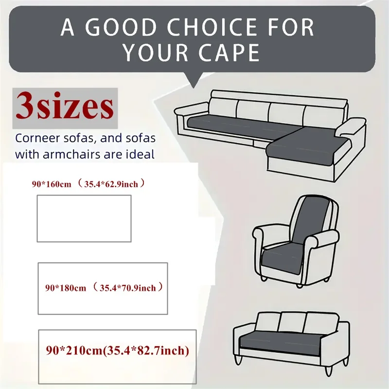 1PC Anti-dirty Plaid Pets Sofa Seat Cover Non-Slip Cats Dogs Bed Mattress Anti-cat Scratch L Couch Pads Slipcover Living Room