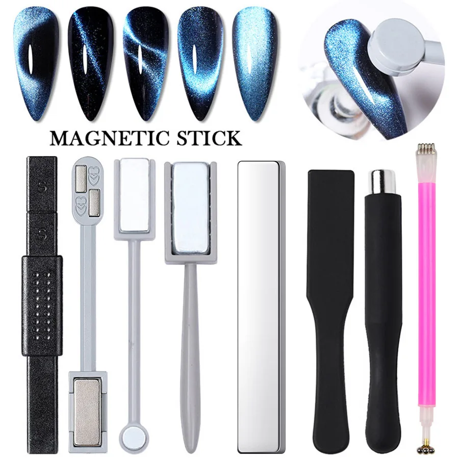 Nail Art Tools New Cat's Eye Magnet Nail Polish Glue Fancy Multifunctional Nail Art Cat's Eye Magnet Pen
