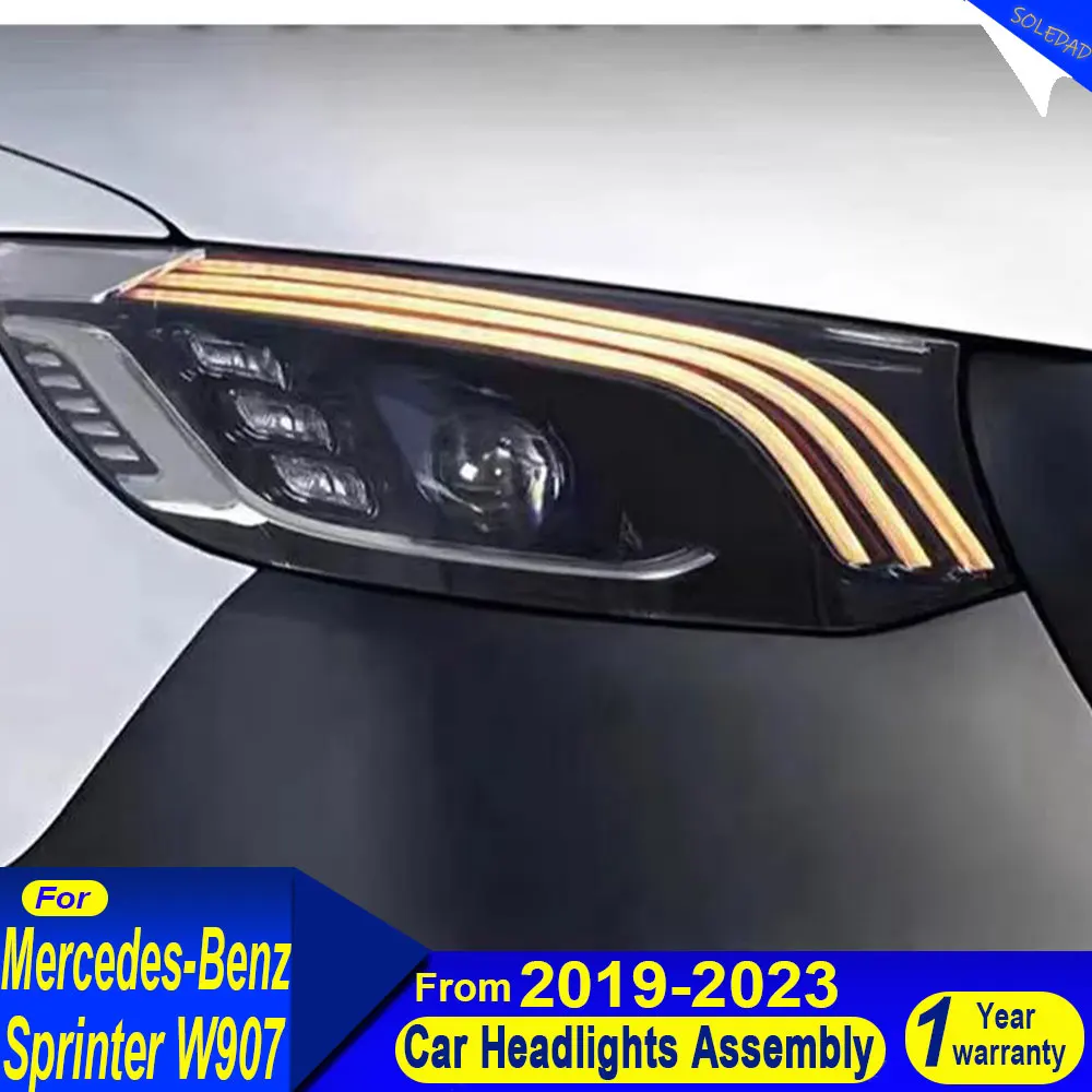 

Car LED Headlamp For Benz Sprinter w907 LED Headlight 2019 2020 2021 2022 2023 Modified Front DRL Signal Lights Car Accessories