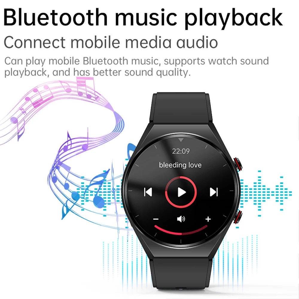 GEJIAN 심박수 혈액 산소 수면 모니터링을 위한 새로운 남성 스마트 시계, 블루투스 통화 방수 피트니스 여성 스마트워치