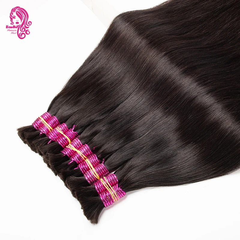 Human Hair Braiding Indian Premium Mega Hair Bulk 100% Unprocessed Natual Virgin Original Hair Extensions No Weft Super Straight