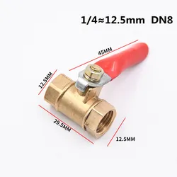 1PC Brass ball valve globe valve 1/2