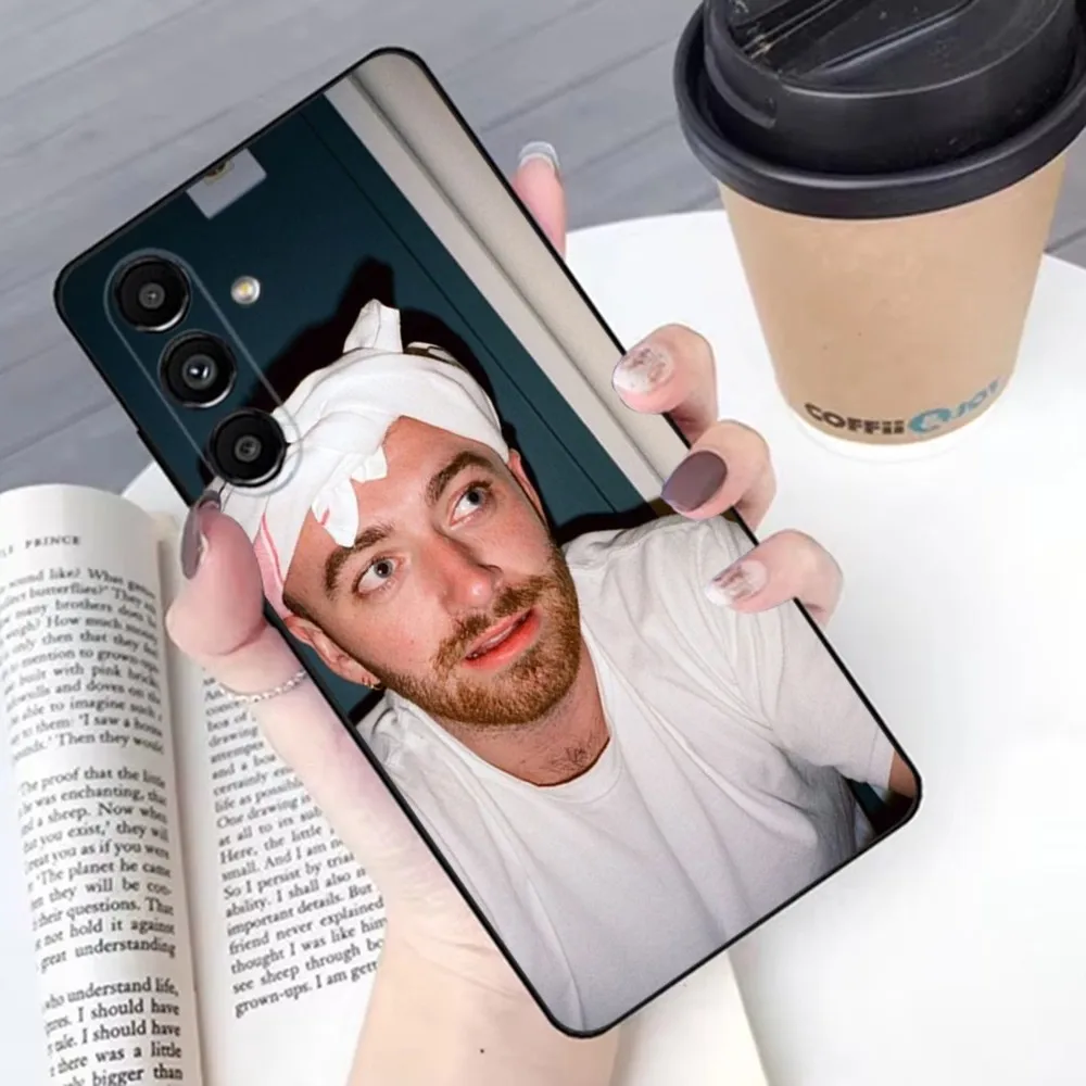 British Singer S-Sam Smith Phone Case For Samsung S 25,24,21,22,23,30,20,Ultra,Plus,Fe,Lite,Note,10,9,5G Black Soft