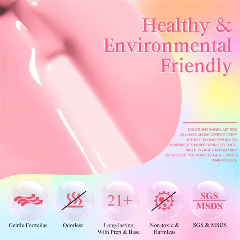 18,7 ml Gel-Nagellack mit großer Kapazität, 80 Farben, HEMA- und TPO-frei, semi-permanenter, ablösbarer UV-Gel-Lack, Maniküre, DIY-Nagelzubehör – Detail 19