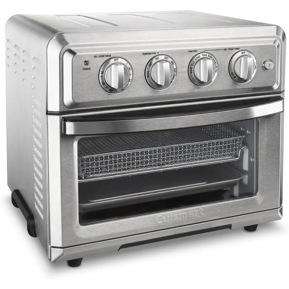 

Air Fryer + Convection Toaster Oven by Cuisinart, 7-1 Oven with Bake, Grill, Broil & Warm Options, Stainless Steel,