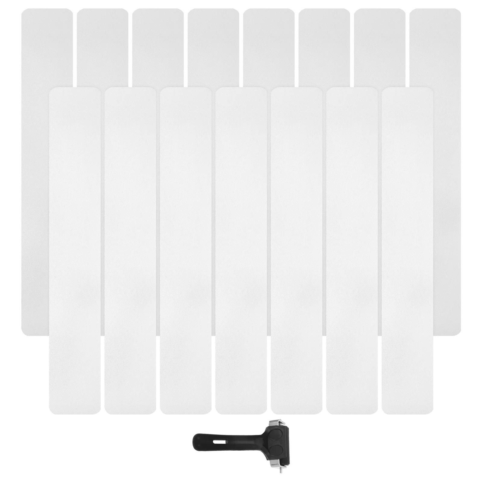 

15pcs Anti-Slip Tape Transparent Self-Adhesive Stair Nosing Strip For Bathroom Non Skid Floor Safety Decals Grip