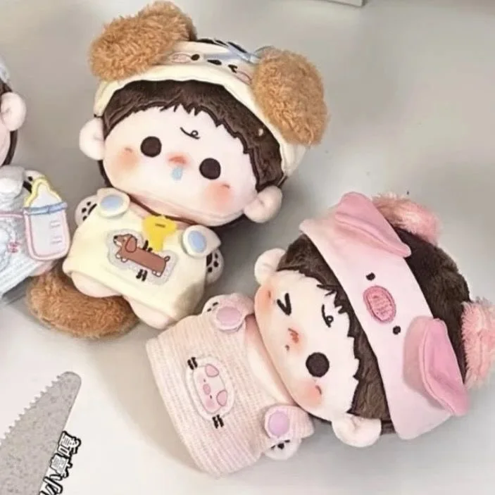

Kawaii Pig Dog Ear Hooded Sweatshirt 5cm Doll Clothes Casual Style Handmade Doll Hoodies Hats Outfit Doll Accessories