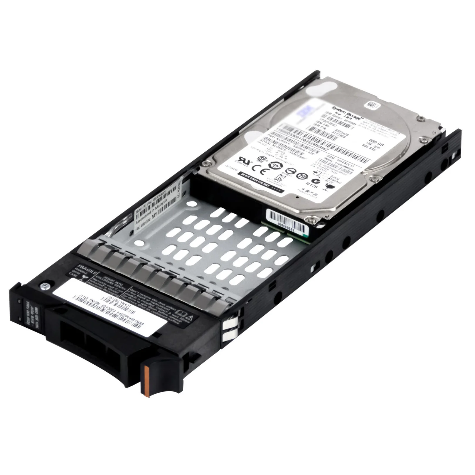 

SAS Hard Drive HDD 00L4521 for V7000 with Tray