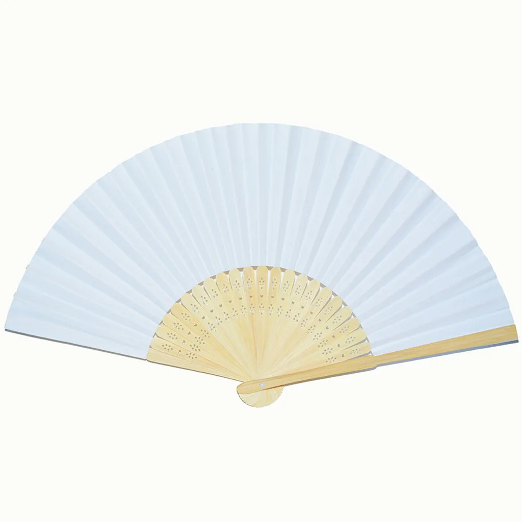 Fan Color Held Wedding Folding Hand Folding Solid Pattern Party Silk Lace Dance Tools & Home Improvement