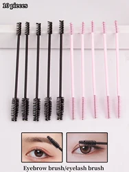 Double headed eyelash brush makeup brush eyebrow comb spiral brush eyebrow brush eyelash comb beauty tool can be bent