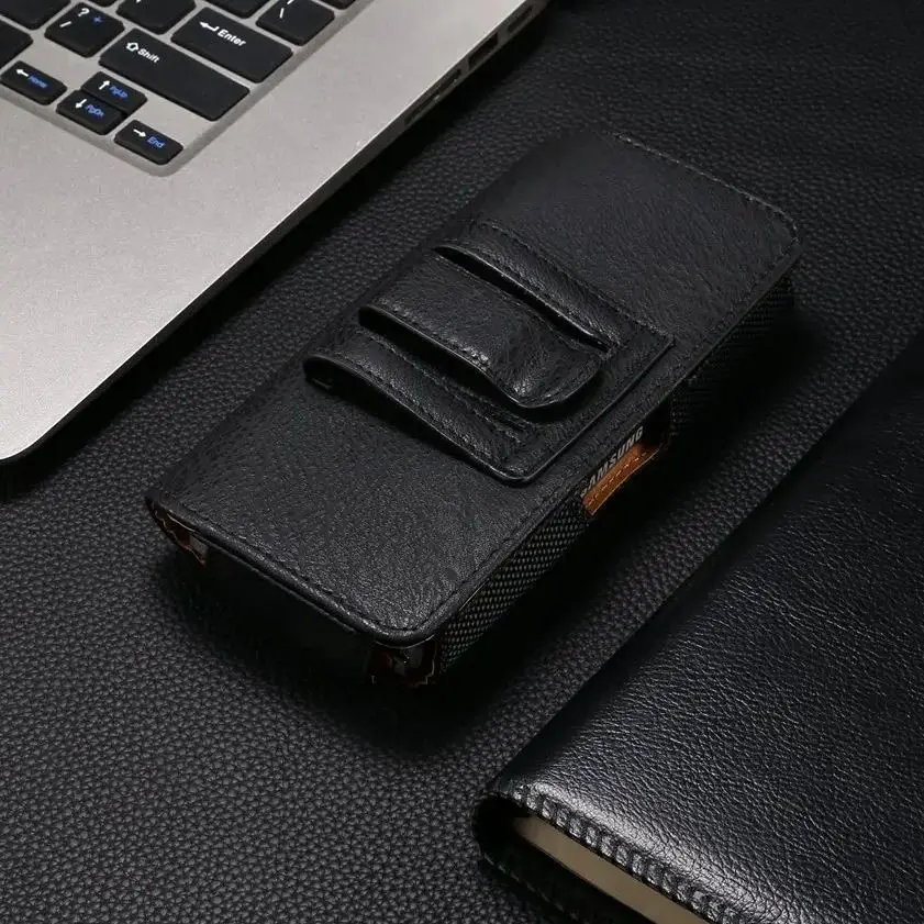 Universal Retro Leather Belt Clip Holster Case for Samsung Galaxy Z Fold 3 4 5 Zfold Magnetic Waist Bag Phone Pouch Cover