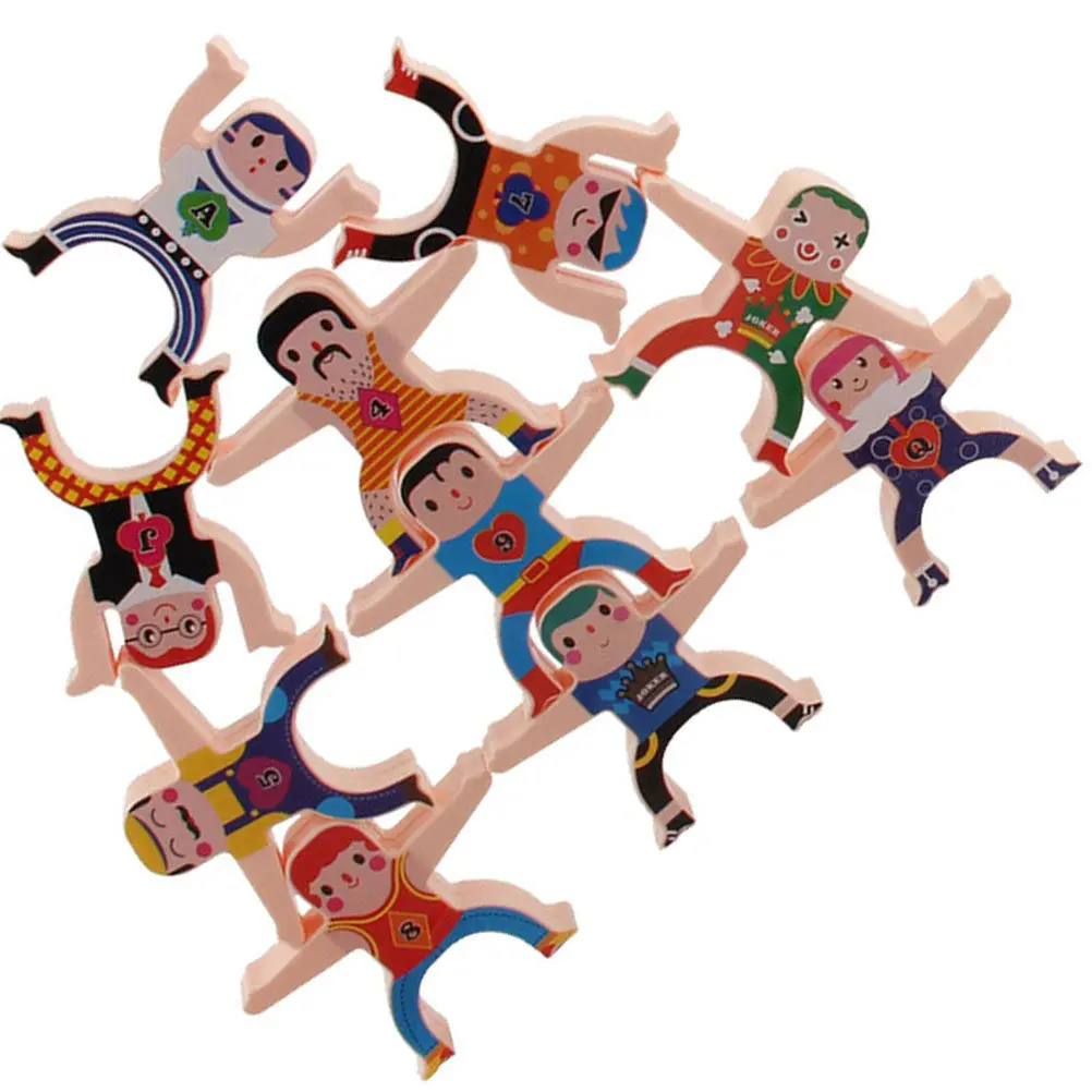 

1Set Balance Blocks Creative Stacking Game Fun Educational Building Set for Kids Develop Hand Eye Coordination Logical
