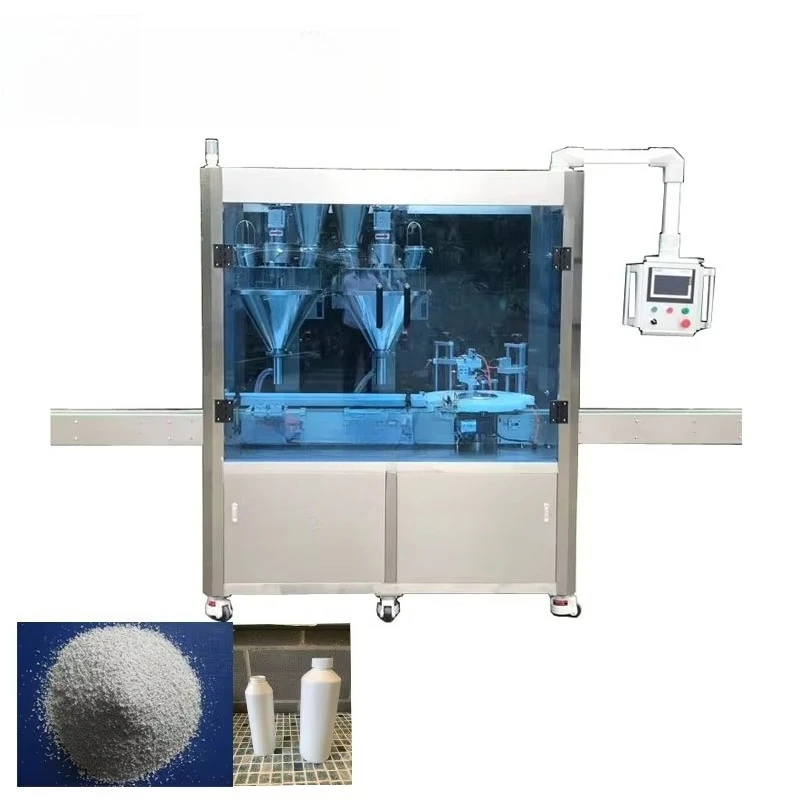 Automatic 500g granular powder filling machine, intelligent granular powder pellet filling machine
