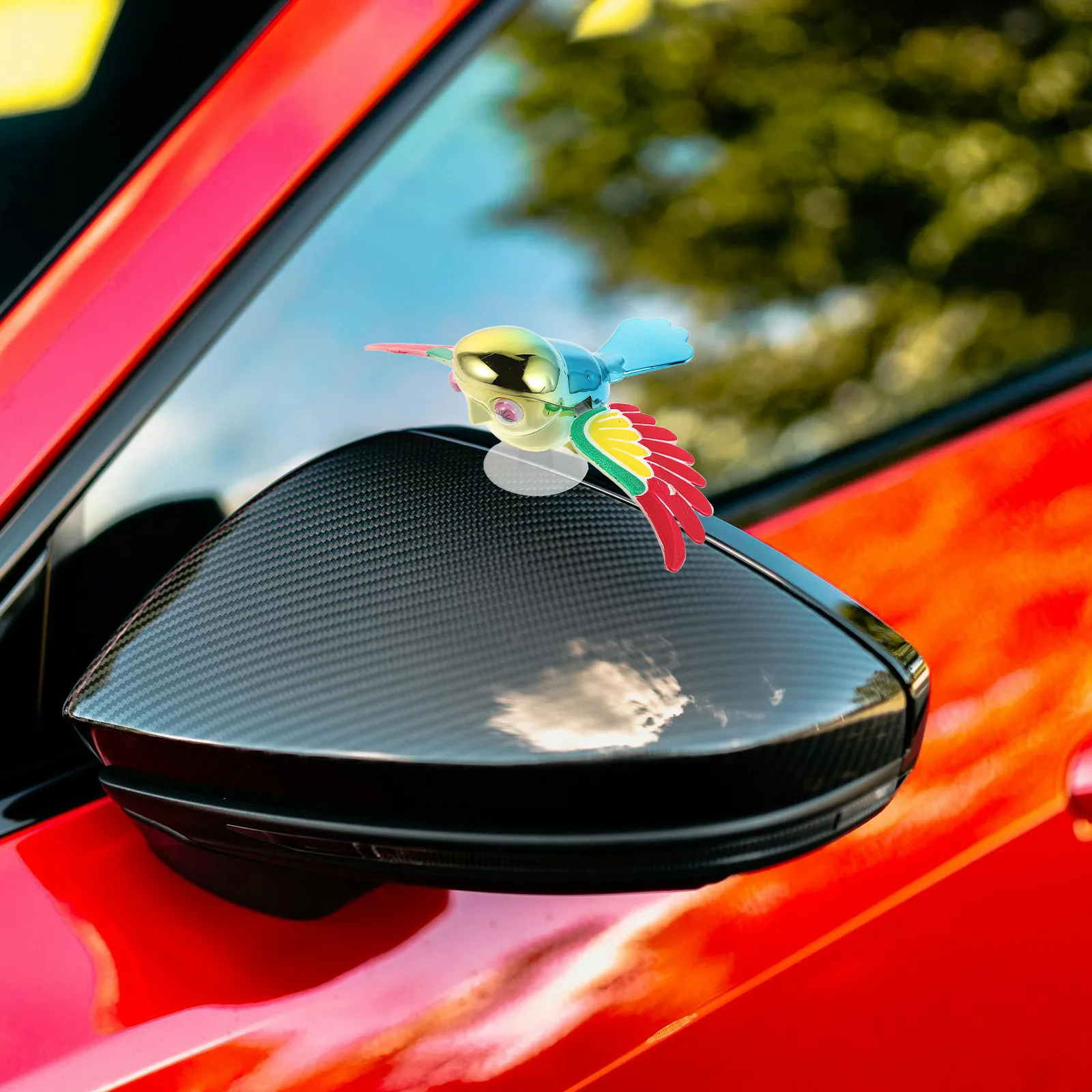 

4 шт. Декоративные украшения для автомобильных зеркал заднего вида в виде летающих птиц, с ветряными приводами и машущими крыльями, самоклеящиеся аксессуары для автомобиля, мотоцикла, скутера