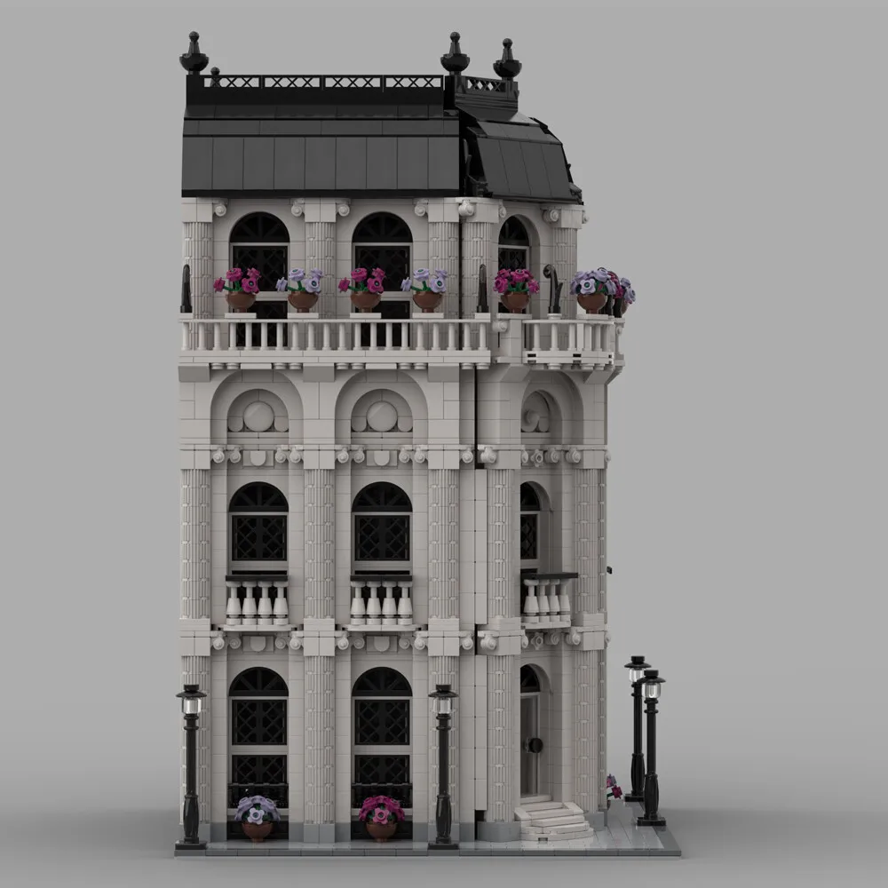 

MOC-39837 Модульный дом Модульная модель здания Набор игрушек 2788 деталей