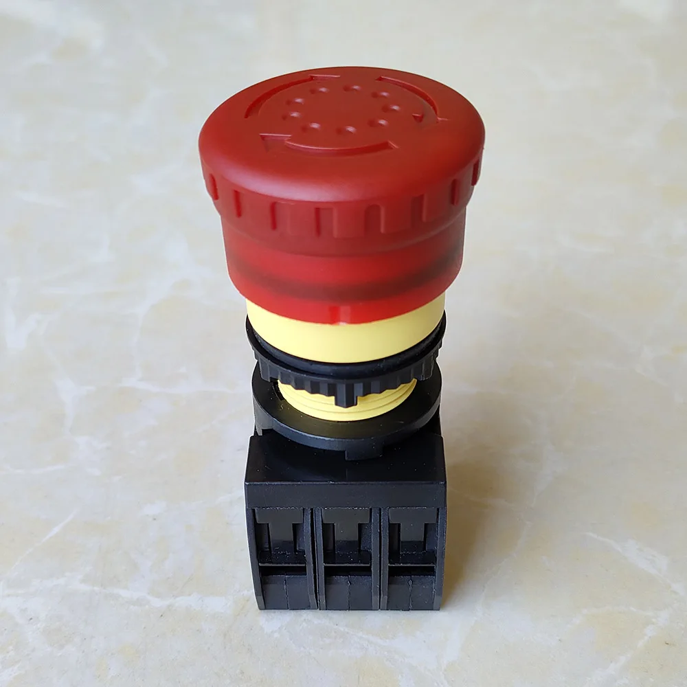 KEDU HY57B вращающийся тип красная фотовспышка действие 18A 125V 12A 250V 400V 2NC 3NC