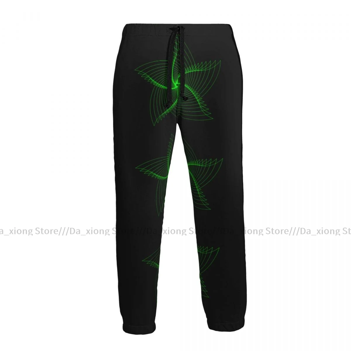 Men Pants Fractal Star Male Trousers Fitness Sweatpants Streetwear