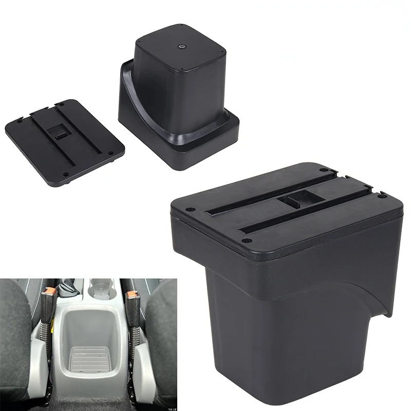 For Ford Focus armrest box Interior Parts Car Central  Content With Retractable Cup Hole Large Space Dual Layer USB