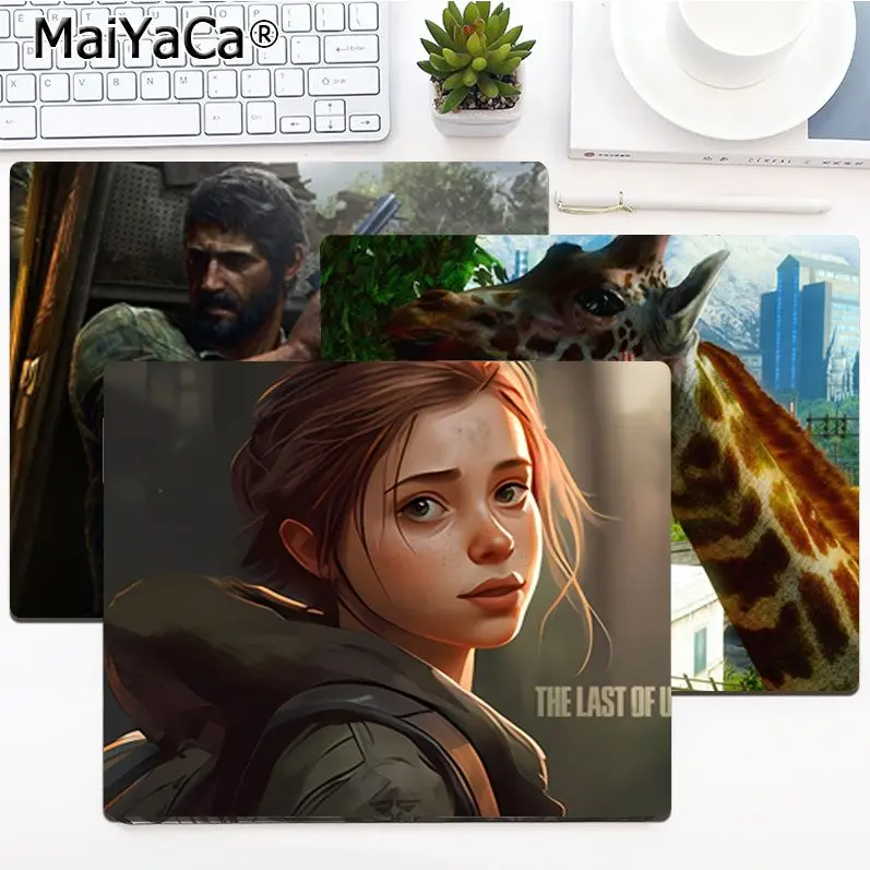 MaiYaCa Last of Us Mousepad Rubber Small Thickened Mouse Pad Gaming Keyboard Table Office Supplies Room Decor for Mouse Carpet