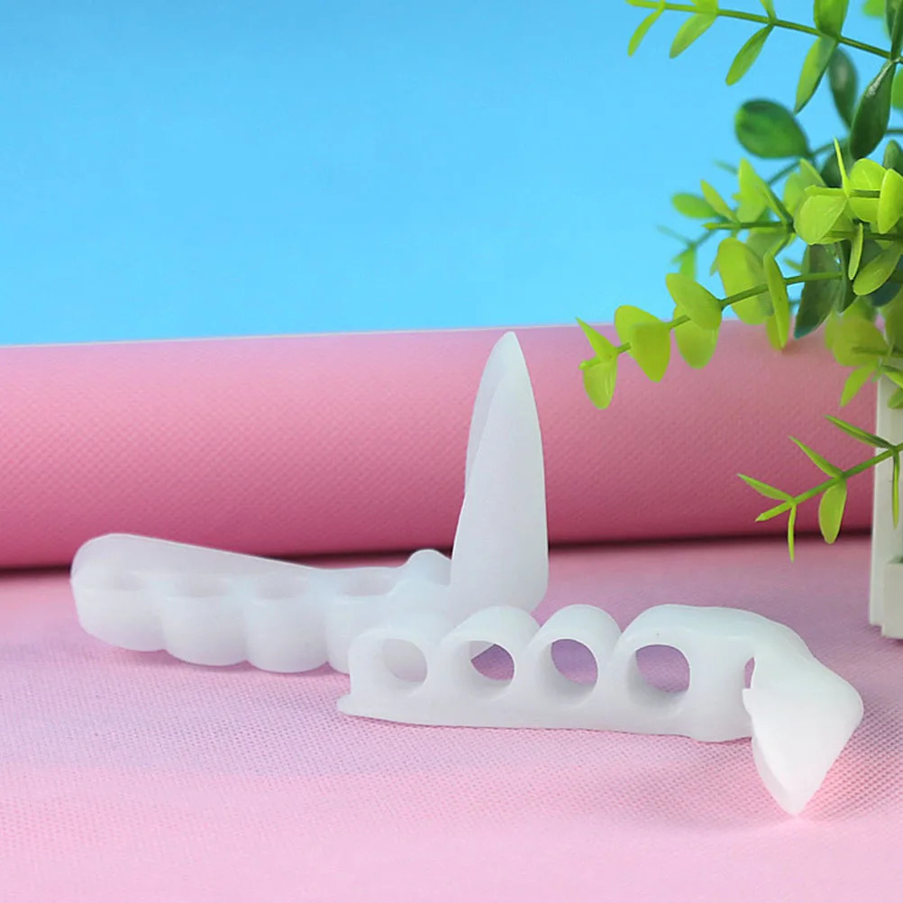 

2Pairs Toe Corrector Adjustable Toes Separator Bunion Bone Straightener Pain Relief Foot Aligners for Adult Toe Straightener