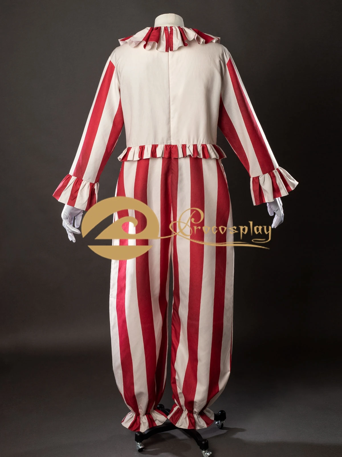 Clown in A Cornfield‌ Flando Cosplay Costume Horror Movie Role Play Outfit for Men Halloween Party view 4