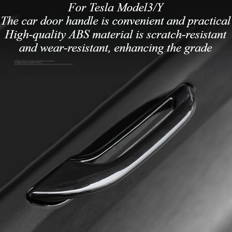 

For Tesla Model 3 Y 2019-2025 Car Door Trim Handle Cover Anti-Freeze Ice Protection Winter Essential Accessories Upgrade Parts