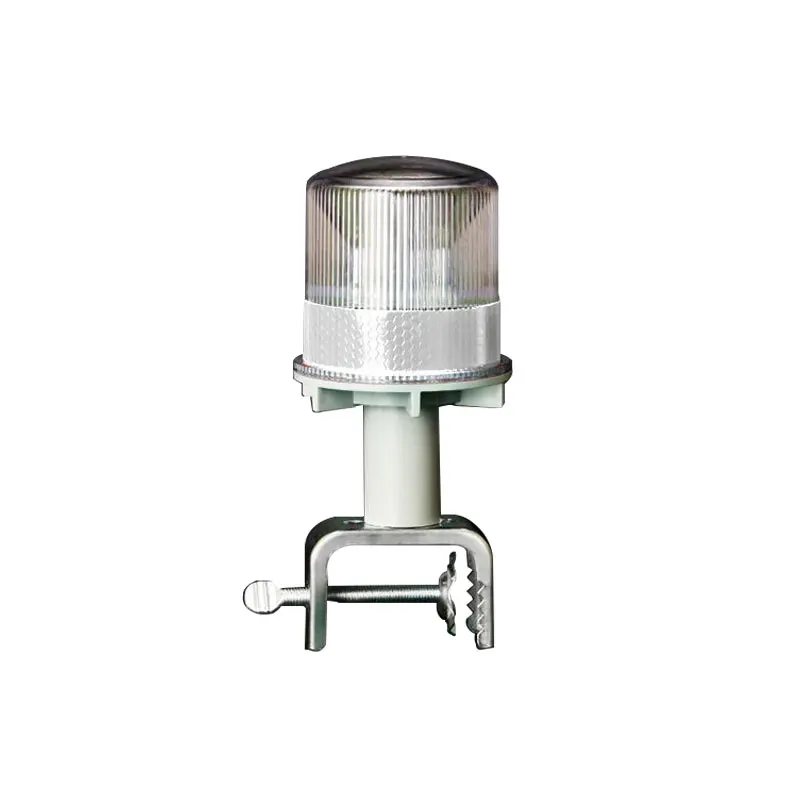 Durable IP68 Solar LED Beacon Traffic Warning Light Non-reflective Flexible Plastic PC 800m Visual Distance Driveway Lights