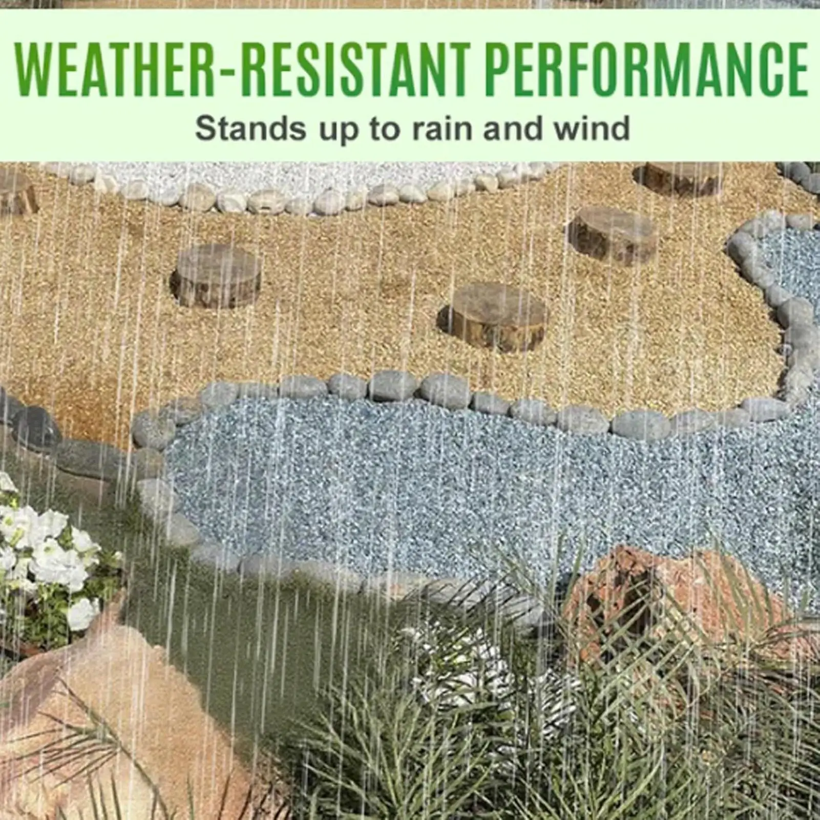 : Pelouse et paillis Peinture Jardin