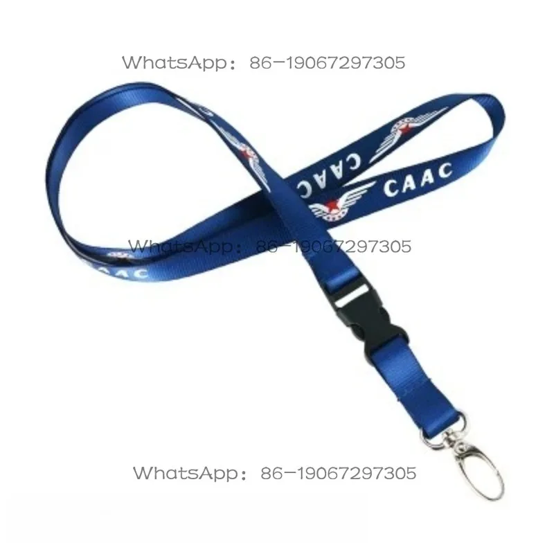 New Version Metal Wide Version Plastic Narrow Version ID Cover Lanyard Crew ID Card Cover Boarding Pass
