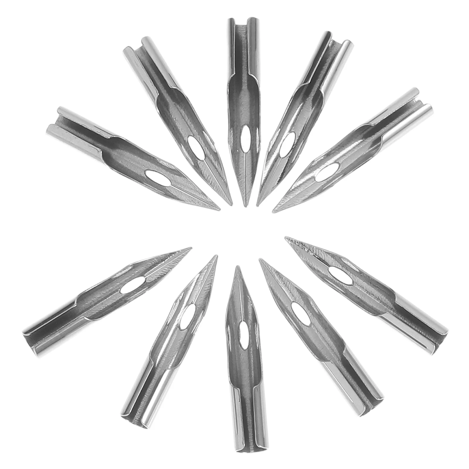 

10 Pcs Fountain Pen Calligraphy Nibs Dip Comic Inking Pens Supplies Comics