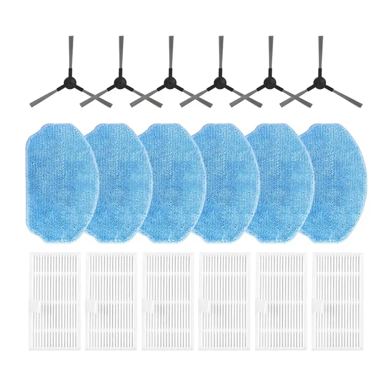 N18R For Conga 999 Origin X-Treme Robotic Vacuum Cleaner Side Brush Hepa Filter Mop Cloths Replacement Accessories