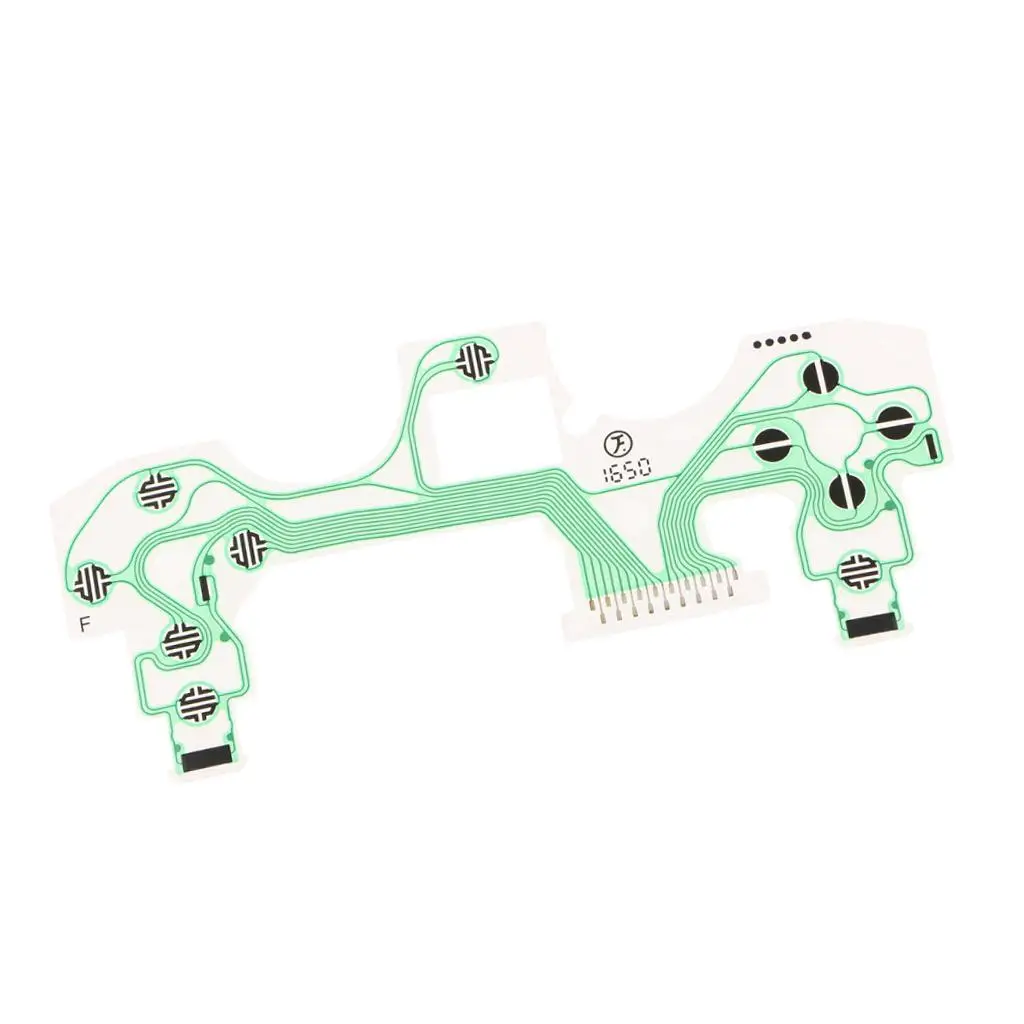 Conductive Film Ribbon Button Repair Parts for Controller DualShock 4 Green