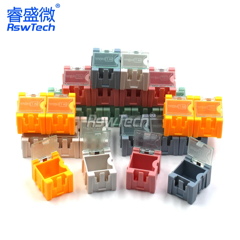 5PCS No.1 SMT component box, component box, sample box, interlocking and detachable