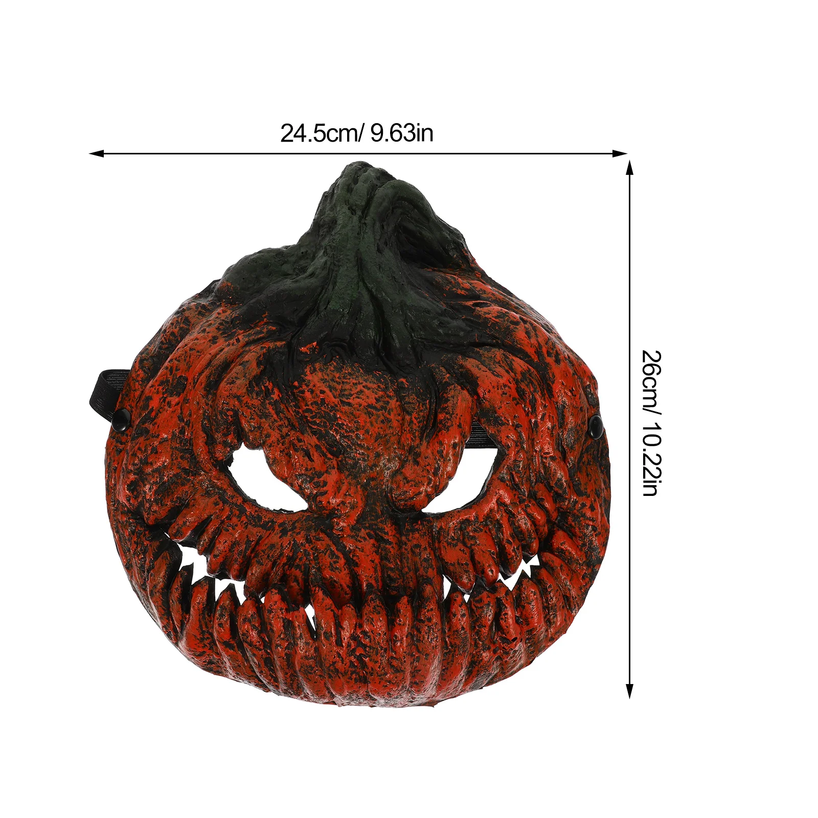Abóbora máscara para trajes de halloween, design lindo crânio, festa cosplay acessórios, carnaval acessório decorativo mascarada