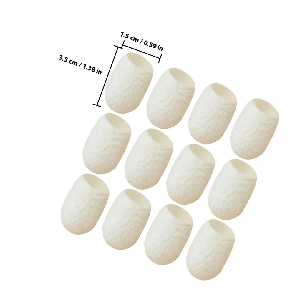 20 قطعة سرير الاصبع كرات دودة القز الطبيعية العناية بالوجه تنظيف البيج منظف الوجه تقشير لطيف الجلد أكثر سلاسة #6