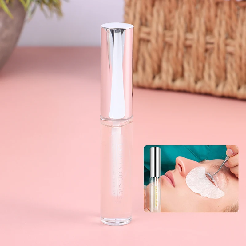 Pegamento transparente para Permanente de Pestañas, herramienta cosmética fácil de peinar, 5ml, 1 unidad