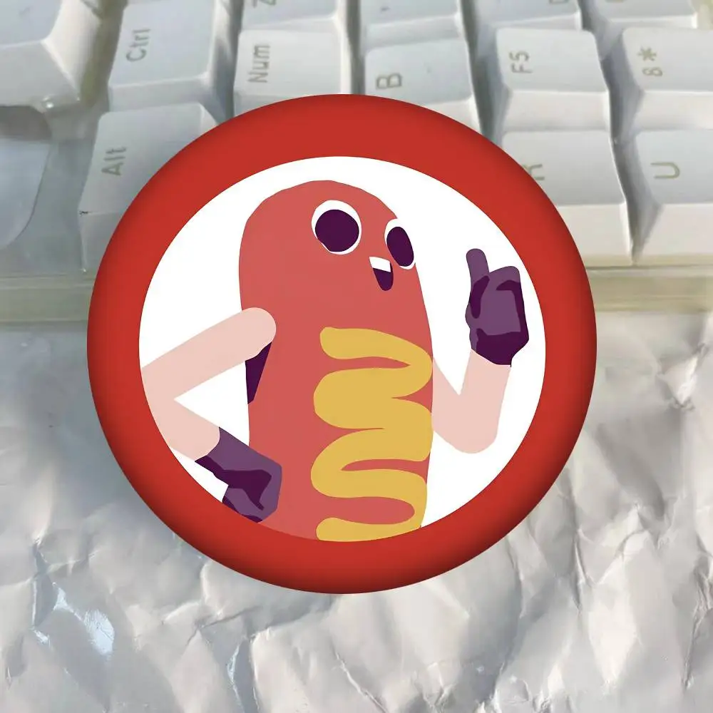 Hawt Dawg Man Life Is Strange The Ar Round Badge Creative Brooch Clothing Backpack Accessories Lapel Pin
