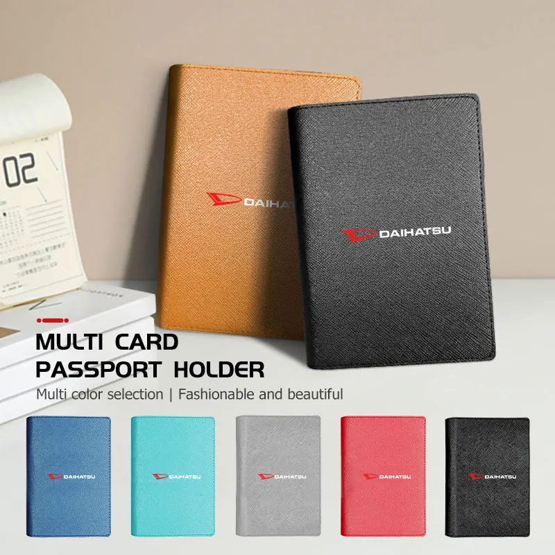 Porta-passaporte, essenciais para viagem, capa carteira, para mulheres e homens, armazenamento de documentos de condução, para daihatsu feroza cuore storia rocky