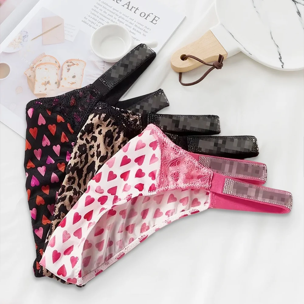 2025 جديد V المرأة مثير S مجموعة الملابس الداخلية القلب نمط تقليم بسط ملابس داخلية جيدة التهوية مجموعة الدانتيل Bralette حمالة صدر ولباس داخلي مجموعة