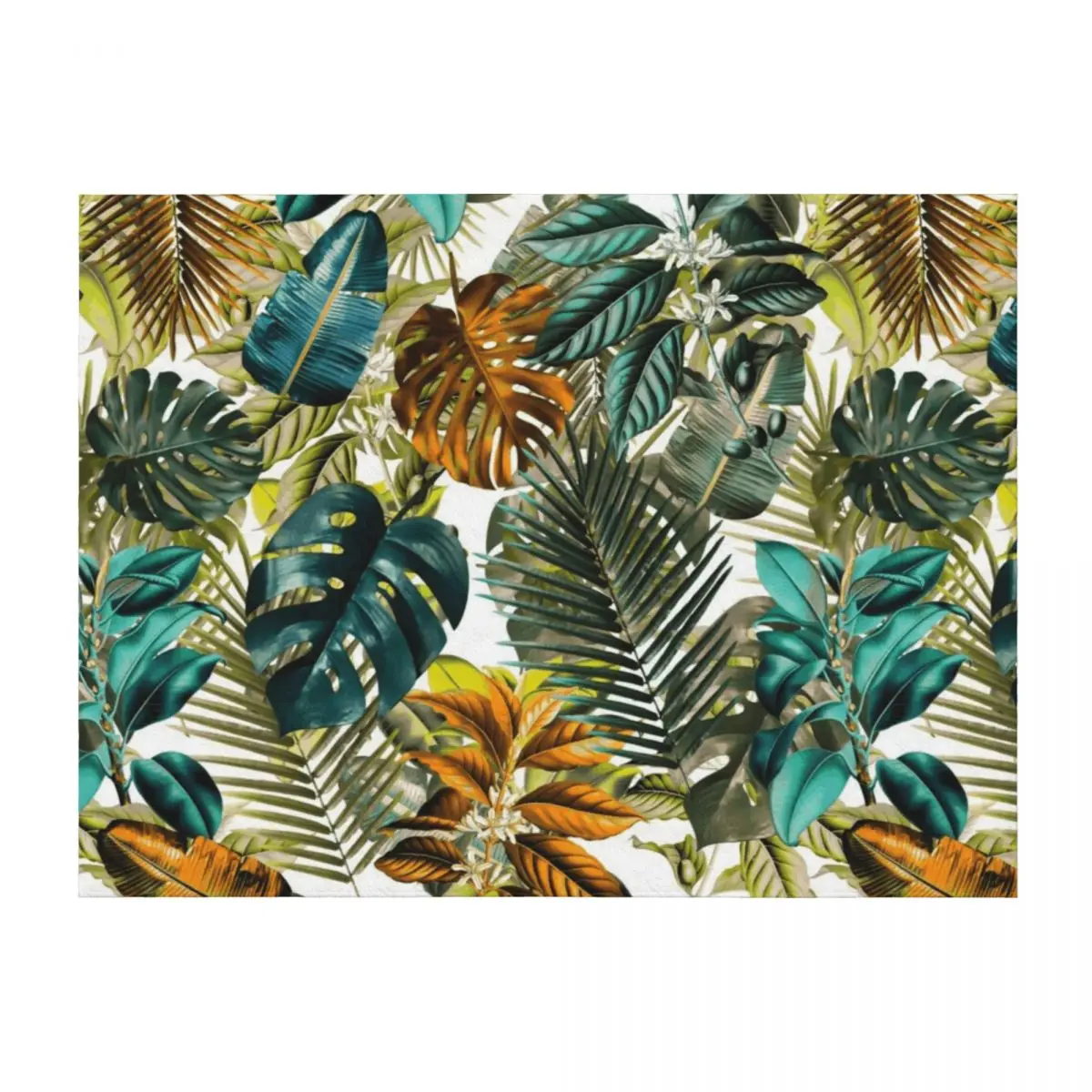 

Tropical Garden IV Throw Blanket Bed covers Designers Single For Sofa Thin Blankets