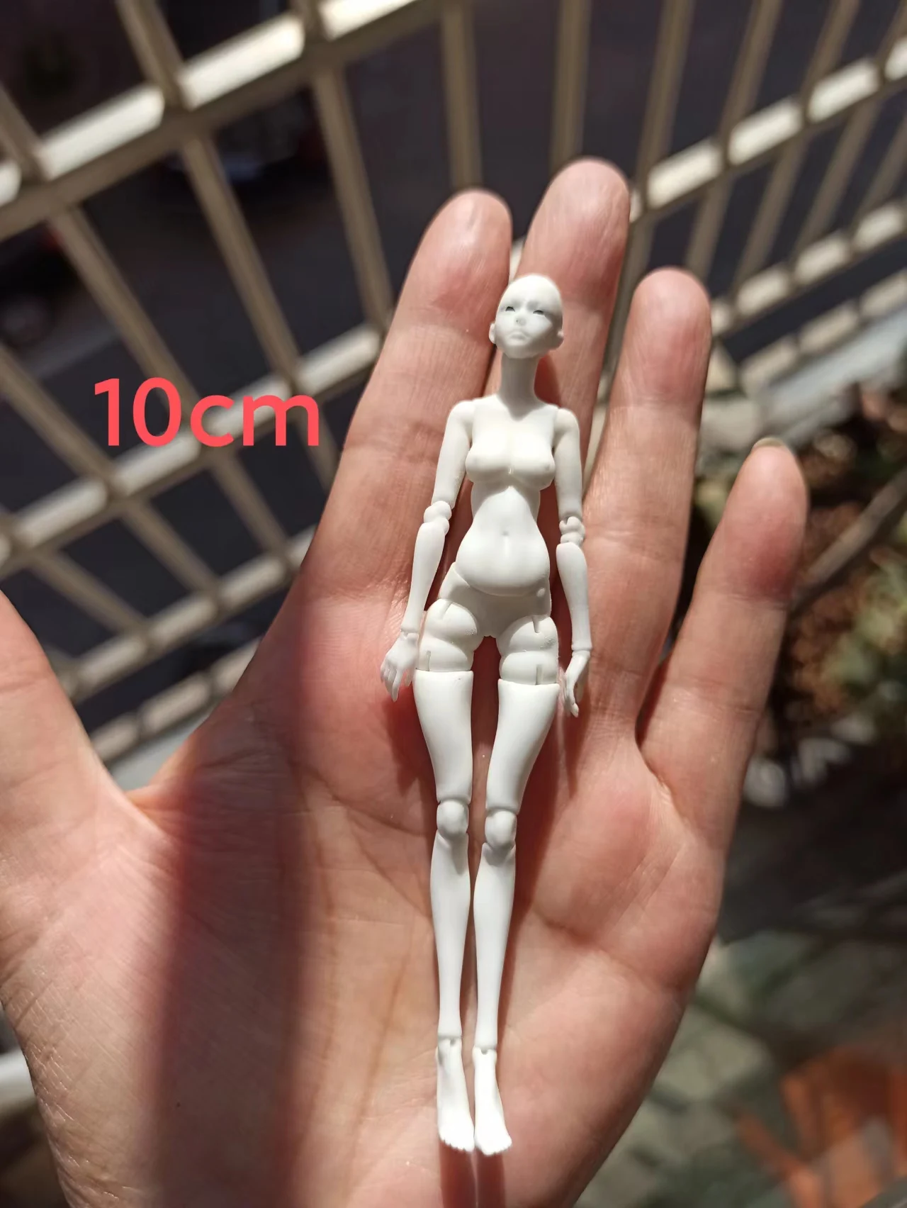 20cmbjd 1/8 panenka 10 cm 12k vysoce přesný 3D tisk manekýn dívčí panenka DIY hračka Kawaii Girl Model Doll