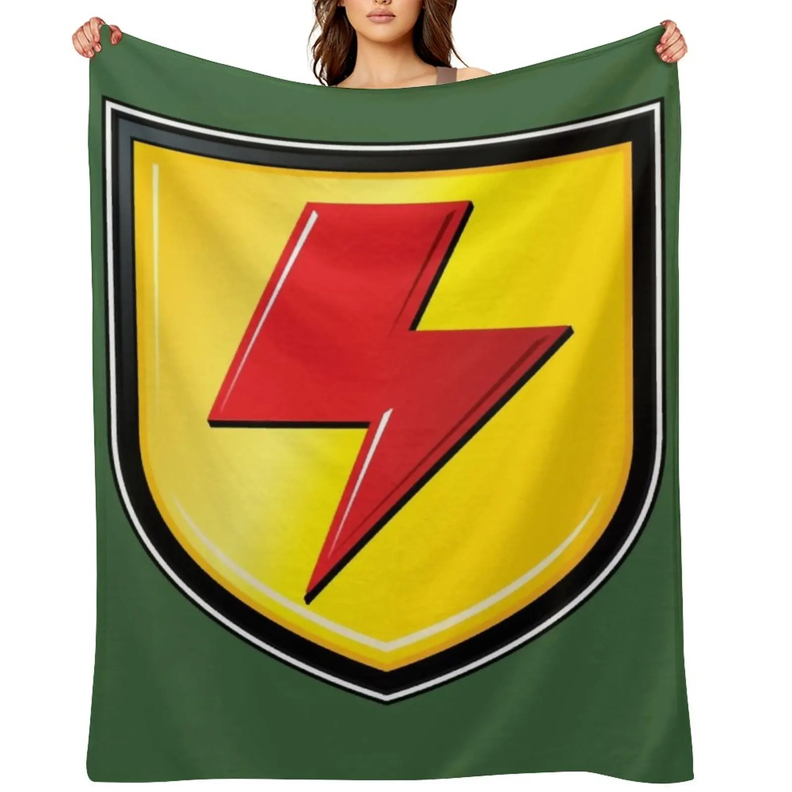 

Supa Strikas Shield Throw Blanket Tourist Retros Soft Multi-Purpose Blankets