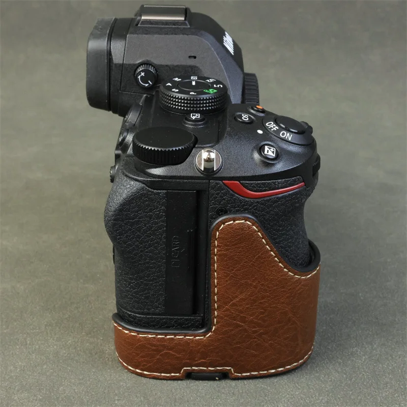 For Nikon Z5II Camera Retro Leather Cases Protective PU Cover Z52