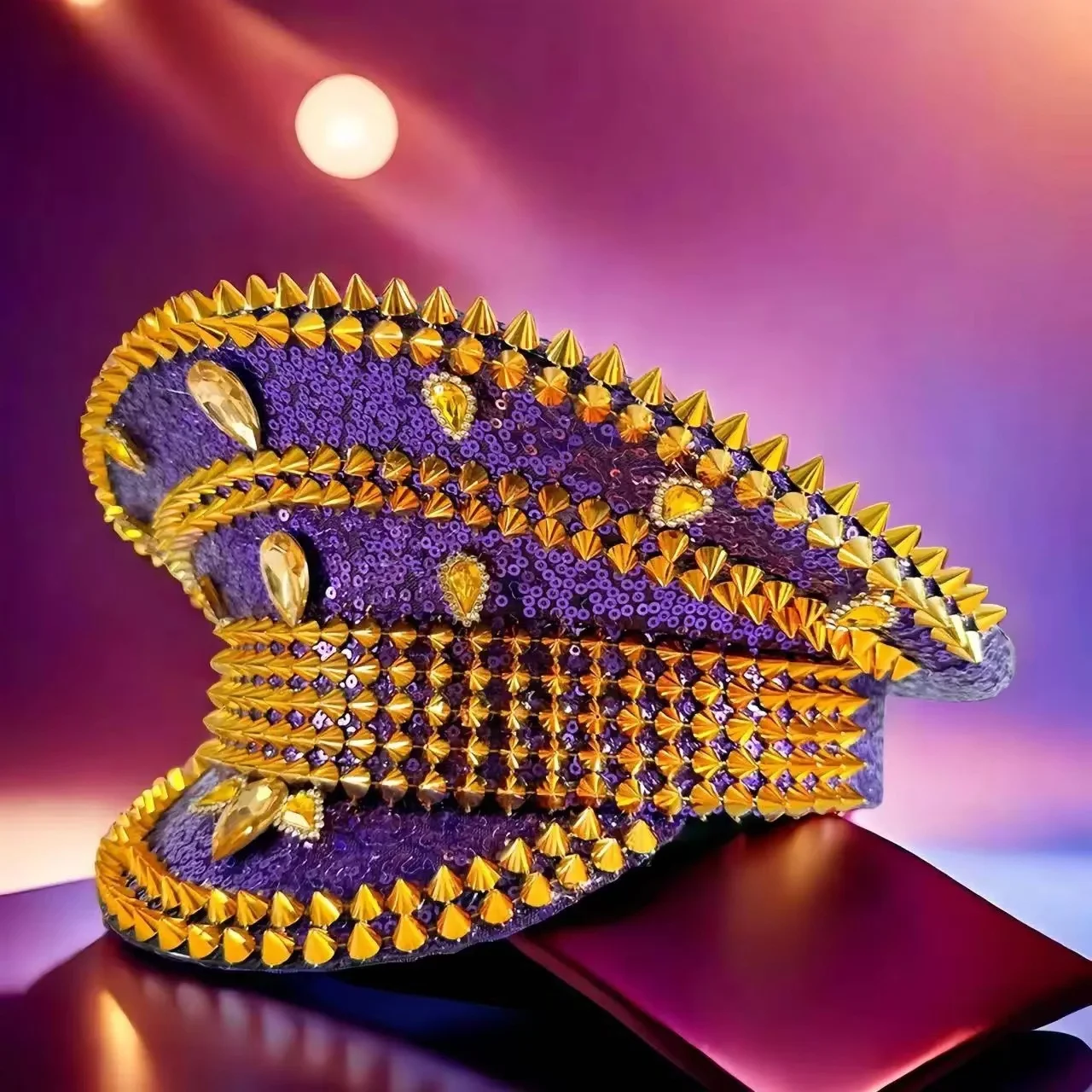 スチームパンク-キャプテンハット-ラインストーン付き-バーニングマンフェスティバル-女性用、ヴィンテージミリタリーアクセサリー＆キャップ-男性用