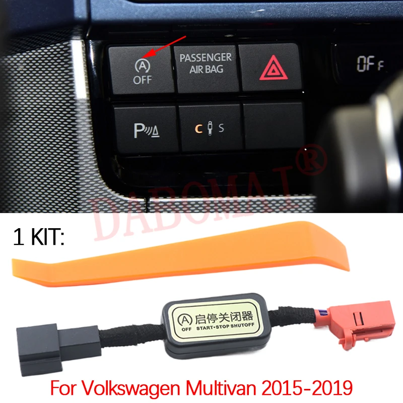 Für VW Volkswagen Multivan T5 T6 Golf 6 Caddy Automatisches Start-Stopp-Motorsystem Deaktivierungsgerät Steuerungssensor Steckerkabel