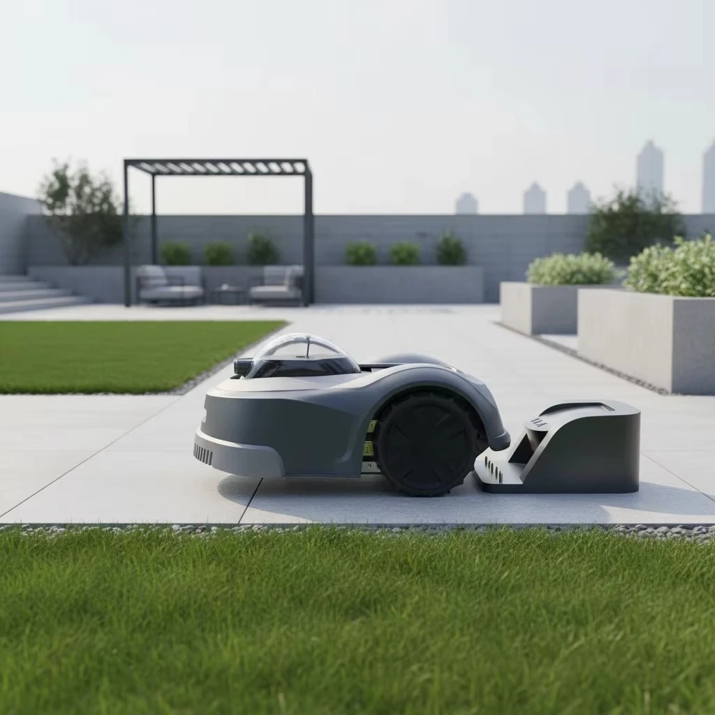 Newest Mini Smart Robotic Lawnmower Automatic Remote Water Proof Garden Lawn Battery Trimmer Robot Lawn Mower for Sale